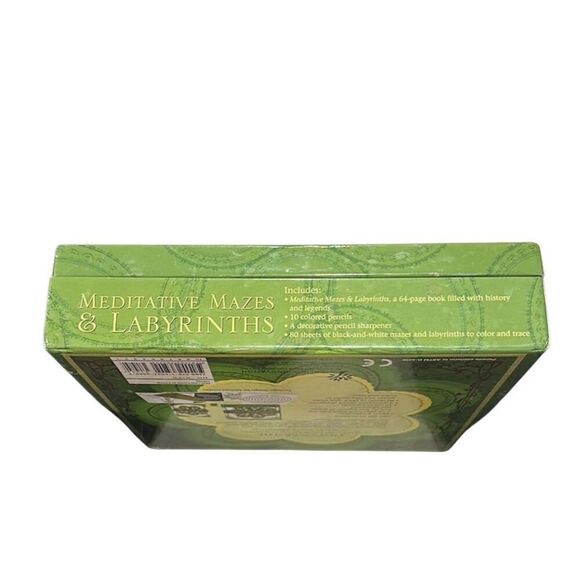 Meditative Mazes & Labyrinths Green Art Kit - Picture 3 of 4